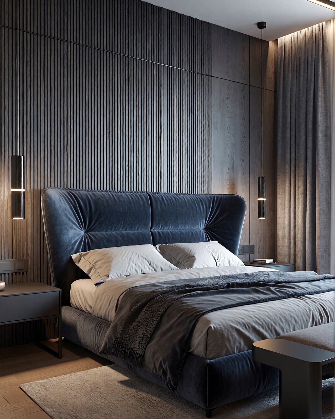 Chambre Ardoise Harmony Interiors